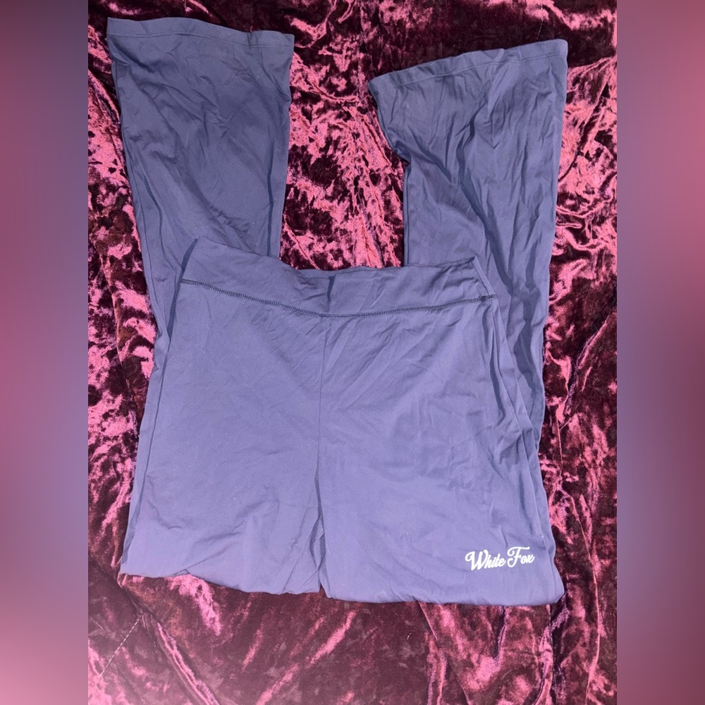 White Fox Boutique Purple Flared Leggings